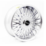 17" M1046 4/100 & 4/114 Silver Machine Face Alloy Wheels