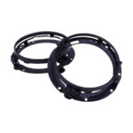 Universal Mounting Bracket for 7" Headlights/Spotlights (Black) - pair