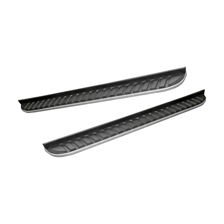 NSS-FR002 Black & Silver Side Steps Suitable for Ford Ranger 2023+ (pair) - Image 1