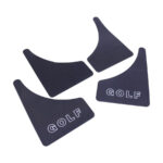 Universal Rubber Mudflaps with GOLF Lettering (Set of 4)