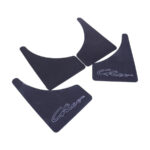 Universal Rubber Mudflaps with VW CHICO Lettering (Set of 4)