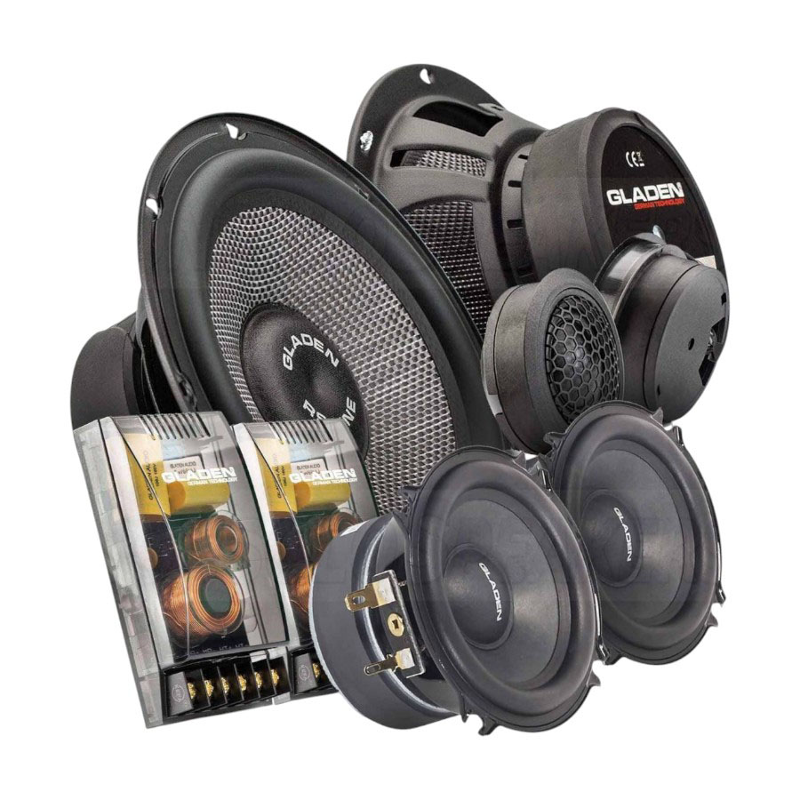 RS 165.3 G2 Gladen RS 165.3 G26" 3way 100rms Component Split Speaker System - Image 1