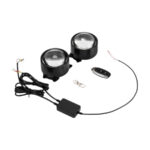 3Inch LED Dynamic Devil Eyes Light 6 Modes 12V Headlight Retrofit Remote Control - Image 5