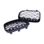 Gloss Black Diamond Grilles Suitable to fit Bmw S82 1 series