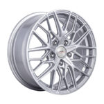 15" A-Line Knight 5x114 Arctic Silver Machine Face Alloy Wheels