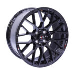 15" Racing Hart Rush 4/100 & 4/108 Gloss Black Alloy Wheels
