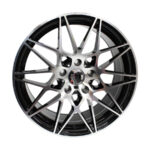 18" 8372 5/120 Black Machine Face Alloy Wheels