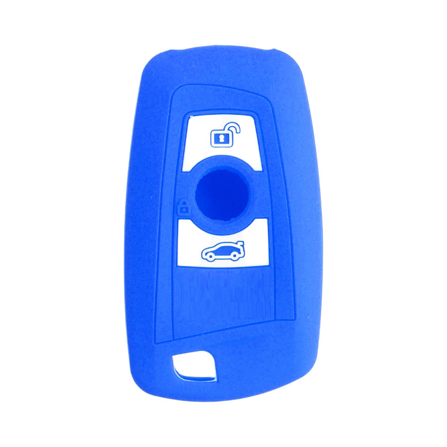 KEY-COVER-F30 Silicon Key Cover suitable for Bmw F30 (3 button) - Blue - Image 1