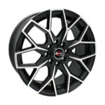 15" Racing Hart Cross 4/100 & 4/108 Silver Black Machine Alloy Wheels