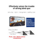 SJ-A65S – 6.25-Inch Smart Rearview Mirror with BSD Blind Spot Detection, AI Alarm & Pedestrian Warning - Image 2