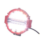 LED360 7" 65LED Emergency Strobe - Red Casing with Blue/Red Strobe & White Spotlight (each) - Image 3