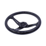 NR Racing Drift Design Carbon Fibre Design Sport Steering Wheel - 345mm - Image 2