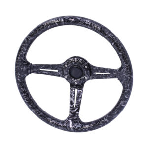 NR Racing Drift Design Metallic Hydrodip Design Sport Steering Wheel - 345mm