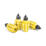 Gold Hand Grenade Style Aluminium Valve Caps