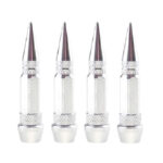 Silver Long Spike Aluminium Valve Caps