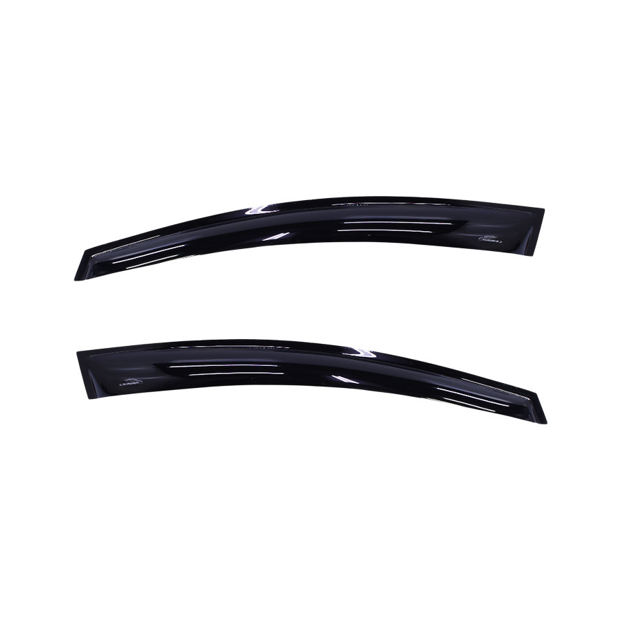 25M145BLK Gloss Black Windshields for Ford Fiesta 5 Door 2008 (fronts) - Image 1