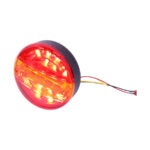 Universal Round Trailer & Truck Tail Light - 20 SMD Red & Yellow - 15cm Diameter - Image 3