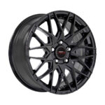 13" A-Line Element 4/100 Gloss Black Alloy Wheels