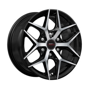 17" A-Line Jax 6/139 Black Machine Face ET25 Alloy Wheels