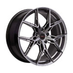 20" A-Line Hydro 5/130 Hyper Black ET47 Flow Forming Alloy Wheels