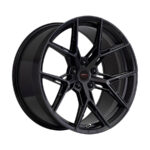 20" A-Line Hydro 5/114 Velvet Black ET32 Flow Forming Alloy Wheels