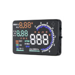 OBD HUD A8 – Digital Head-Up Display with Speed, RPM, Temperature, Voltage, Fuel Usage & Fault Alerts