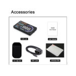 OBD HUD A8 – Digital Head-Up Display with Speed, RPM, Temperature, Voltage, Fuel Usage & Fault Alerts - Image 2