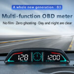 OBDH-B3 OBD2 Head-Up Display – Real-Time Speed, RPM, Temp, Voltage & Fuel Monitor - Image 2