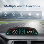 OBDH-B3 OBD2 Head-Up Display – Real-Time Speed, RPM, Temp, Voltage & Fuel Monitor - Image 4