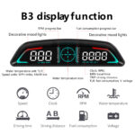 OBDH-B3 OBD2 Head-Up Display – Real-Time Speed, RPM, Temp, Voltage & Fuel Monitor - Image 5