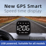 G4S White GPS Head-Up Display – Compact Digital Speedometer with Compass & Safety Alerts - Image 5