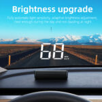 M2 White GPS Head-Up Display – Dual GPS System with Clear White Text & Smart Dimming - Image 6