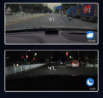 M3 OBD2 Head-Up Display – White Text HUD with Speed, Temp, Voltage, RPM & Fault Alarms - Image 2
