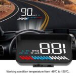 M7 OBD2 Head-Up Display – HD White HUD with Speed, RPM, Temp & Multi-Mode Driving View - Image 5