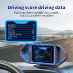 P26 OBD2 Head-Up Display With Carbon Fiber Design – Driving Score, Alarms & Full Vehicle Data - Image 3