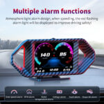 P26 OBD2 Head-Up Display With Carbon Fiber Design – Driving Score, Alarms & Full Vehicle Data - Image 4