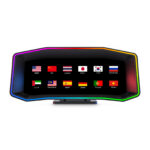 P4 OBD2 HUD Display With GPS – 6.2" LCD, Multi-Color Atmosphere Light, Diagnostic & Driving Data Monitor - Image 7