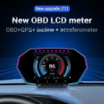 F11 Smart OBD LCD HUD – GPS + Incline + Accelerometer Display - Image 2