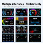 F11 Smart OBD LCD HUD – GPS + Incline + Accelerometer Display - Image 3
