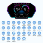 F11 Smart OBD LCD HUD – GPS + Incline + Accelerometer Display - Image 8