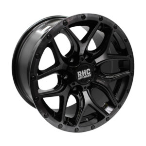 17" CLOUT 6/139 Matt Black Tinted Alloy Wheels