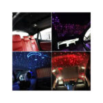 18W RGBW Starry Sky Fiber Optic Light Kit – 600 Strands, 3m Length, 0.75mm Diameter - Image 2