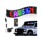 LED Matrix Panel Scrolling Customizable Display Screen for Vehicle Windows - 40x20cm (16x96 led) - Image 4
