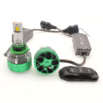 Multi-Purpose LED 9006 Headlight Bulbs with Remote (yellow/white/strobe function)