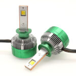 Multi-Purpose LED H1 Headlight Bulbs with Remote (yellow/white/strobe function) - Image 4