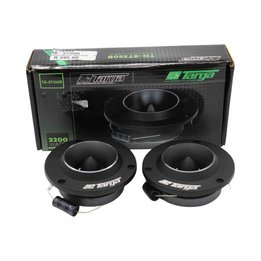 Targa TG-ST350B 1500w Bullet Tweeters Autostyle Motorsport