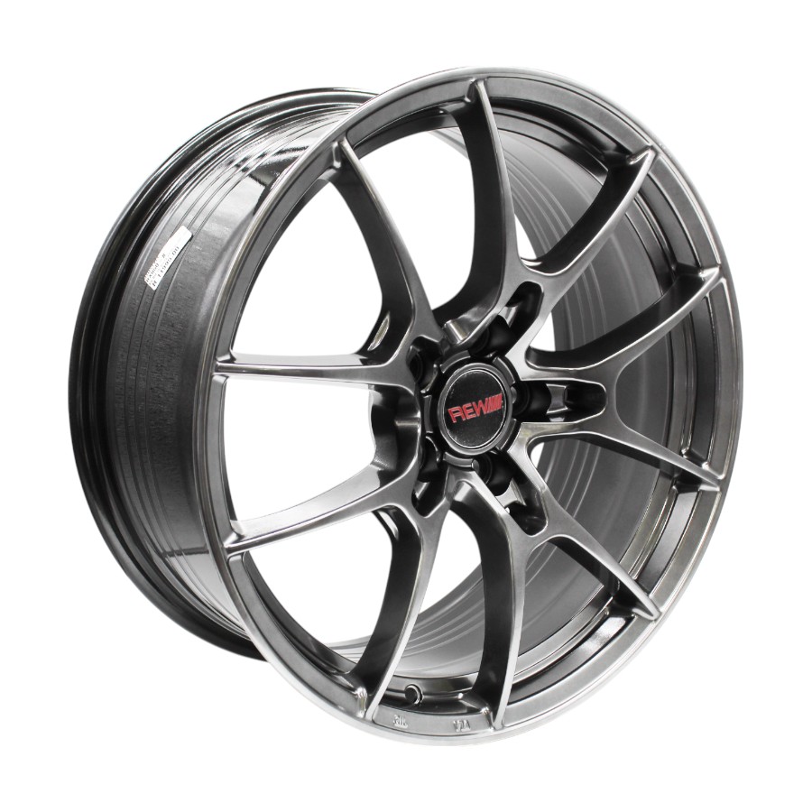 FBX050-8 18" Racing Hart 1880 5/112 Hyper Black Alloy Wheels - Image 1
