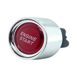Cyber Dyne Engine Push Start Button Red Led 12vdc/50a