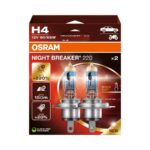 Osram H4 Nightbreaker 220 Series 55w Bulbs (pair) - Image 2