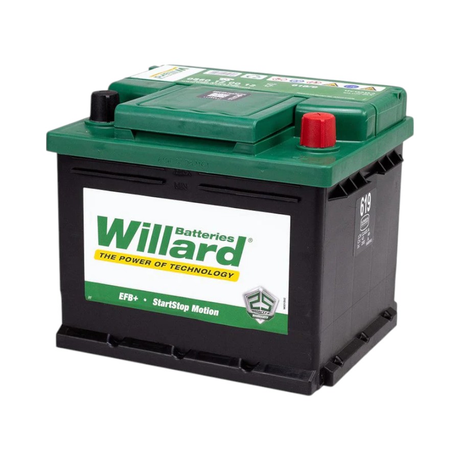 619 WILRD Willard 619 Car Battery | 12V 43Ah 325CCA | Maintenance-Free - Image 1